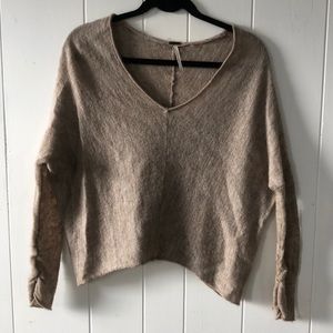 Free people long sleeve sweater worn once